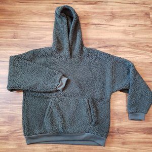 American Eagle Sherpa Hoodie, Size Large